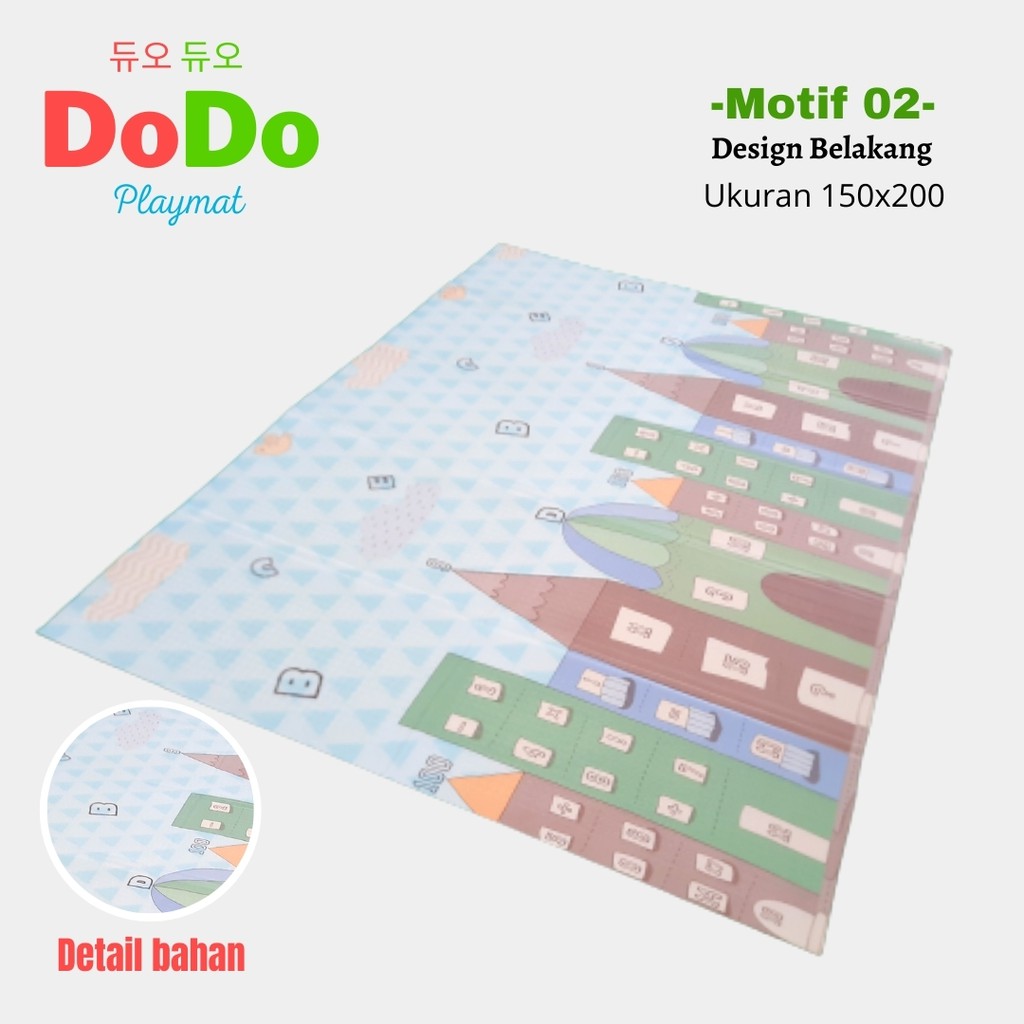 Karpet DODO Playmat Anak 150X200 KODE 02-1