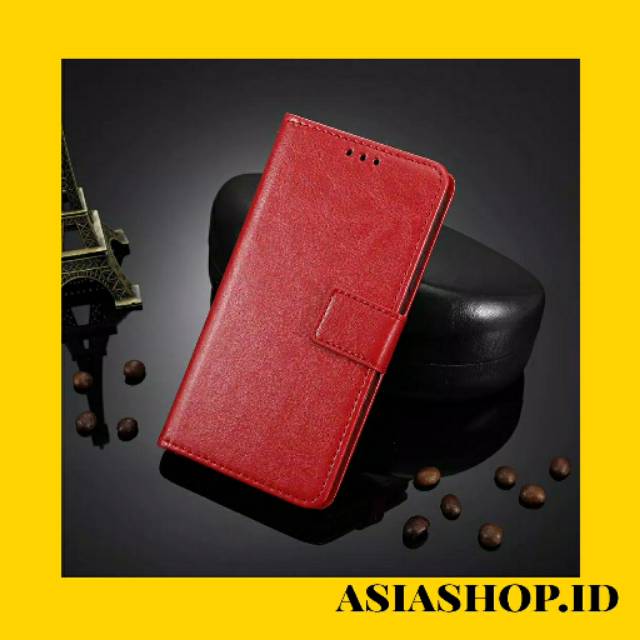 Case Flip cover Premiun Leather Magnetic wallet case Samsung A20S A31 A51 A80 A71 S20