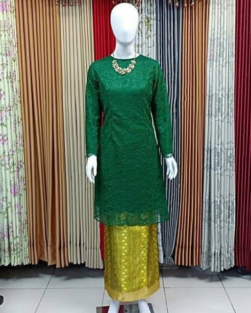 Set baju kurung brokat non gliter