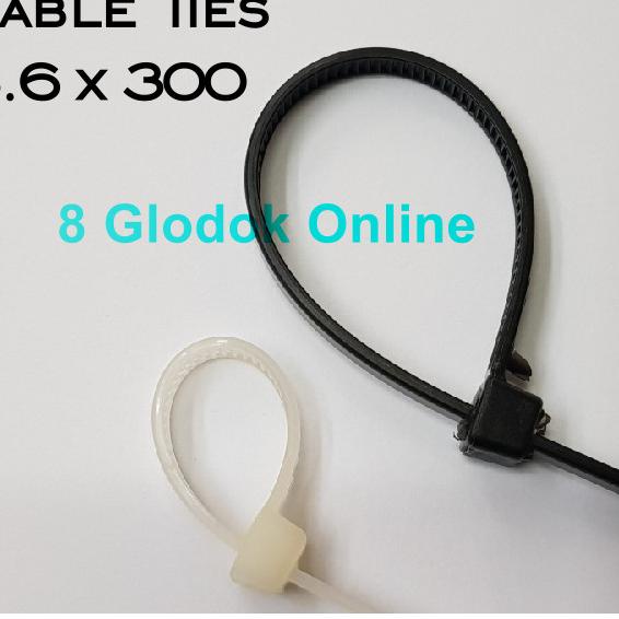 

☊ KABEL TIES 30 CM / 3.6 X 300MM CABLE TIES / CABEL TIS 30 CM NYLON ➾