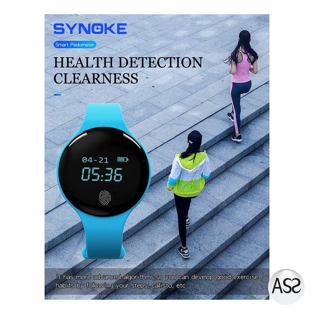 ASS Shop - SYNOKE FitBand Jam Tangan Smartwatch Digital Pedometer- 9200