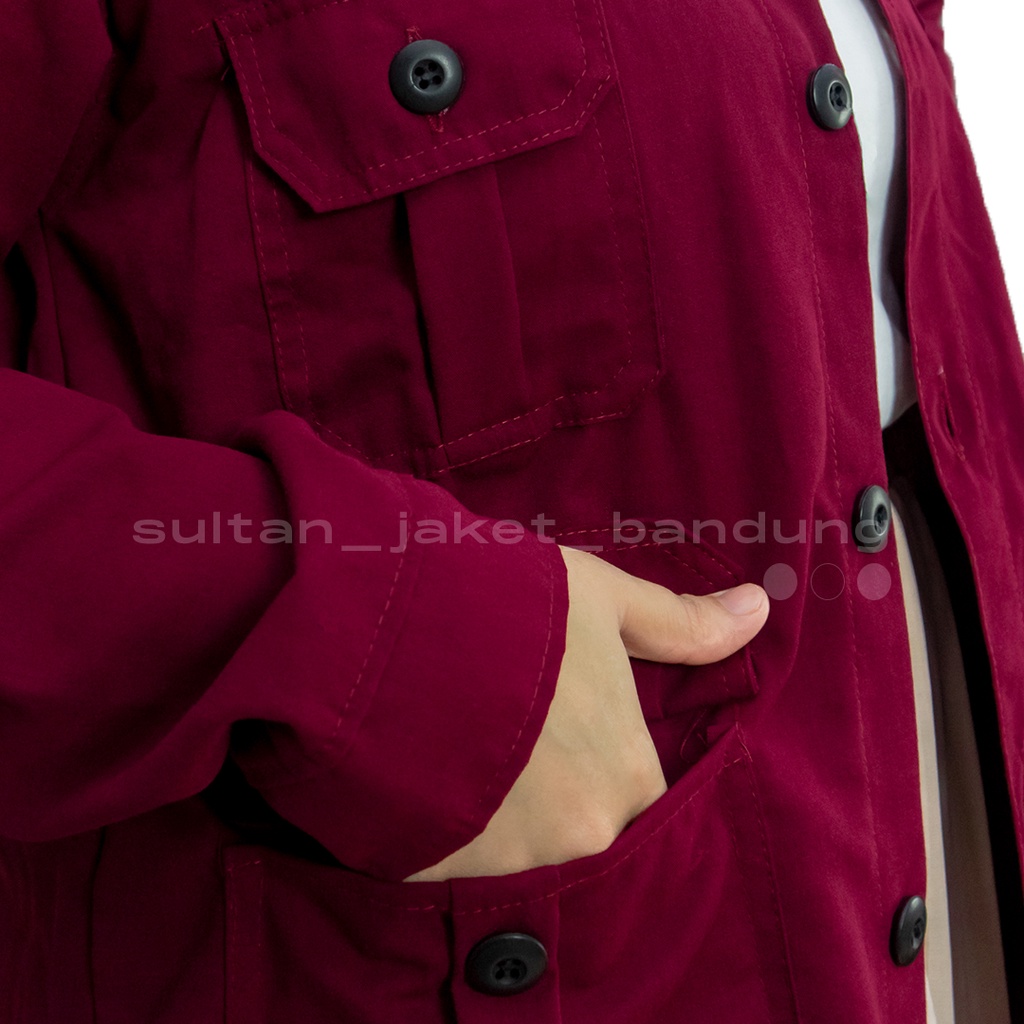 ADAM JAKET MARON || JAKET SEMI PARKA || JAKET PRIA DAN WANITA MASA KINI