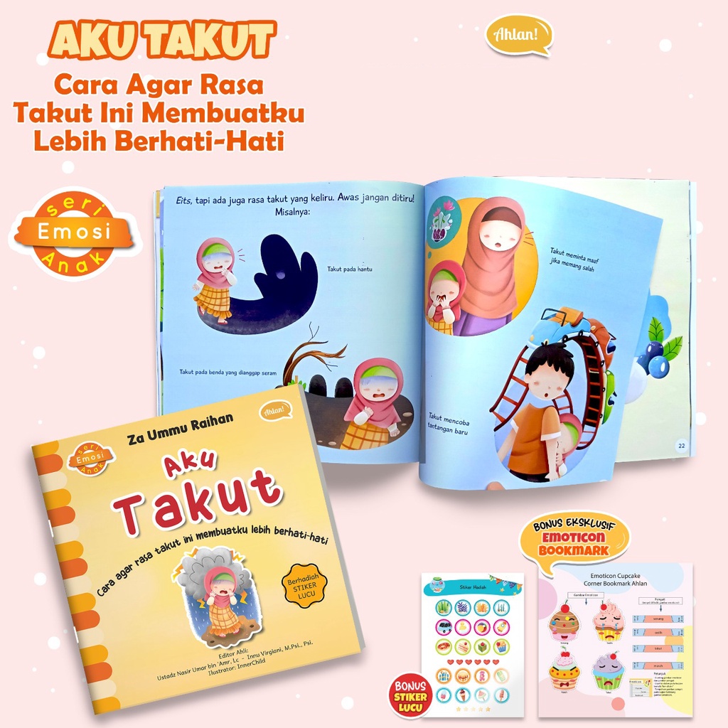 Buku Anak : Seri Emosi Anak (4 Buku + Bonus)