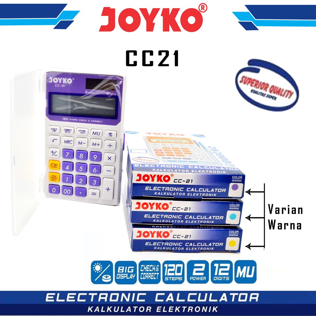 

Kalkulator Joyko CC-21 12 Digit