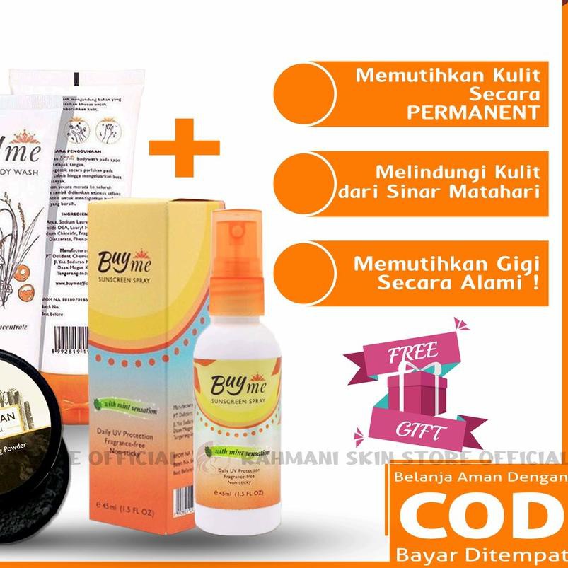 ◙ PAKET LENGKAP BUYME BEAUTY SERIES MURAH | BUYME BODYWASH | BINCHOTAN CHARCOAL | BUYME SUNSCREEN ➫