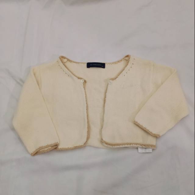 Cardigan burberry anak 0-3 preloved