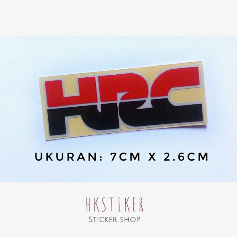 Stiker Cutting HRC Tulisan Kecil Cutting Sticker Untuk Sticker Motor