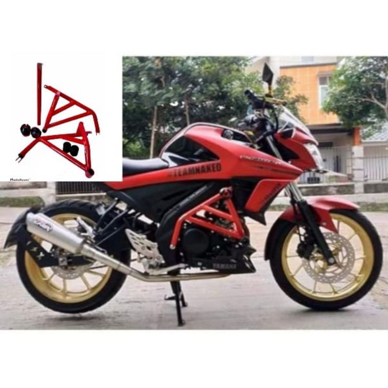 Tubular yamaha all new vixion tubular vixion r aksesoris vixion pelindung body vixion r