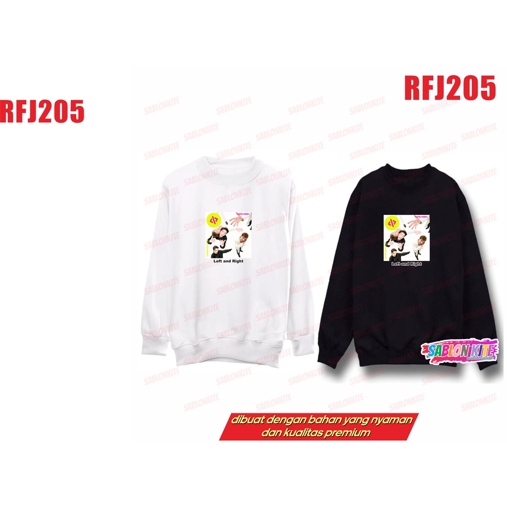 MURAH!!! SWEATER HOODIE LEFT AND RIGHT RFJ 205 CHARLIE PUTH FEAT JUNGKOOK