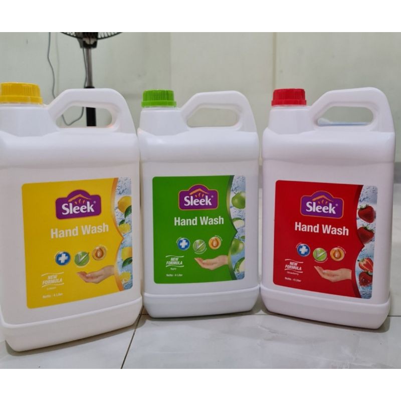 Sleek Hand Wash 4liter / Sleek sabun cuci tangan 4liter