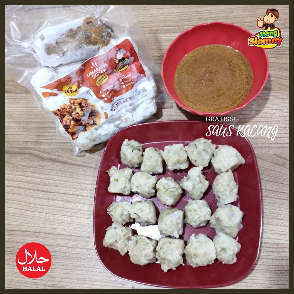 

((HARGA 2 BKS)) Mangsiomay Siomay Frozen Ikan - Somay Frozen Dari Ikan Saus Kacang