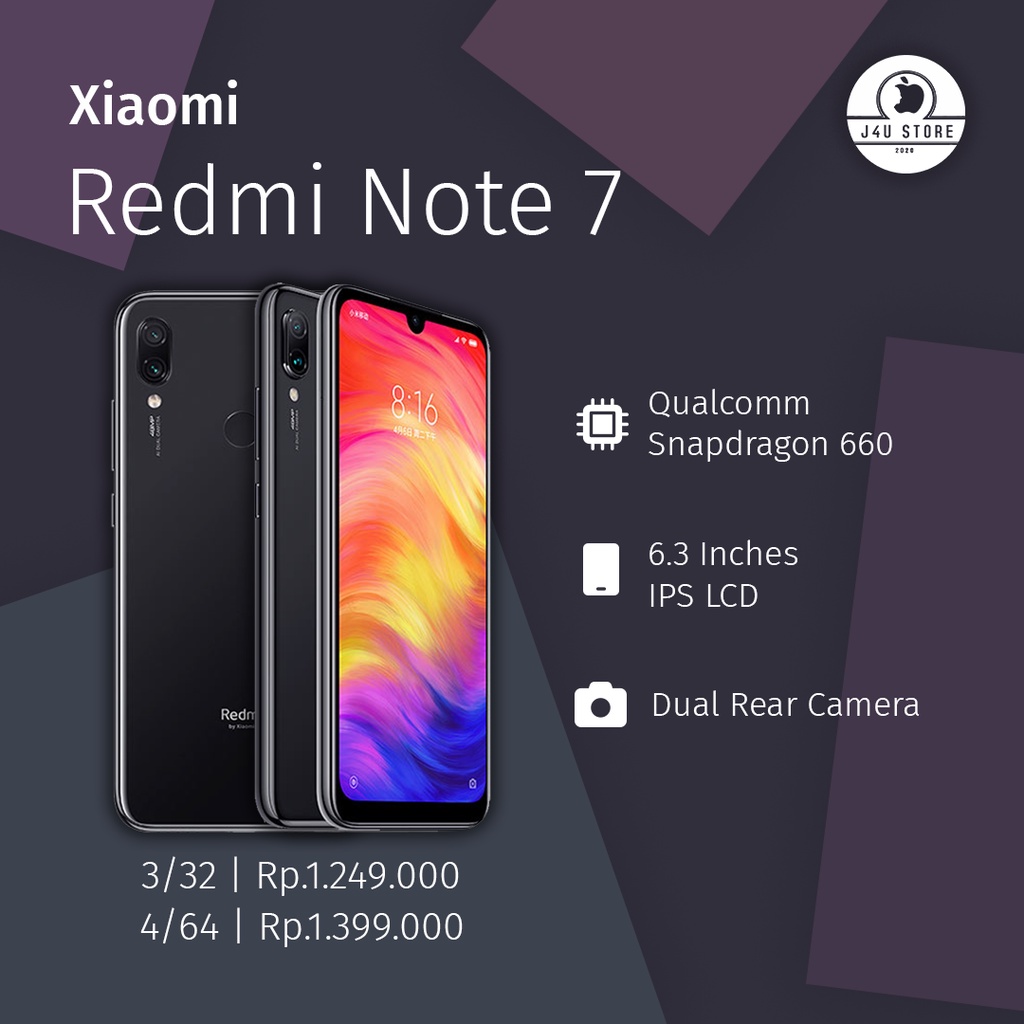 redmi note 7 second fullset