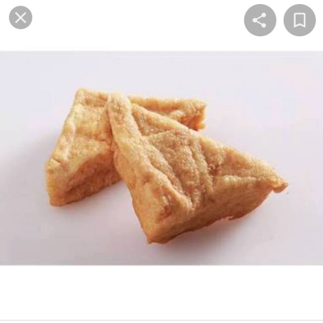 

Tahu goreng segitiga