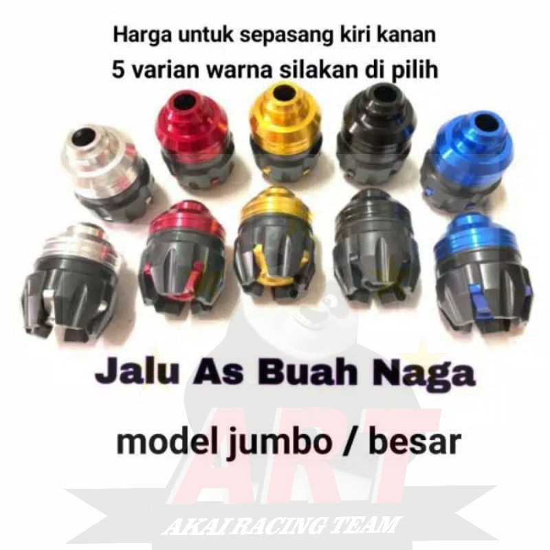 Jalu As Roda Variasi Buah Naga Universal Beat Vario Mio Nmax Aerox Lexi Scoopy