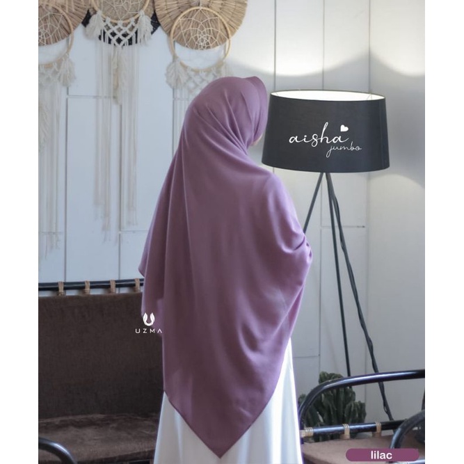 Aisha Instan Size Jumbo Ori Uzma Hijab (Pasmina Instan / Pastan)