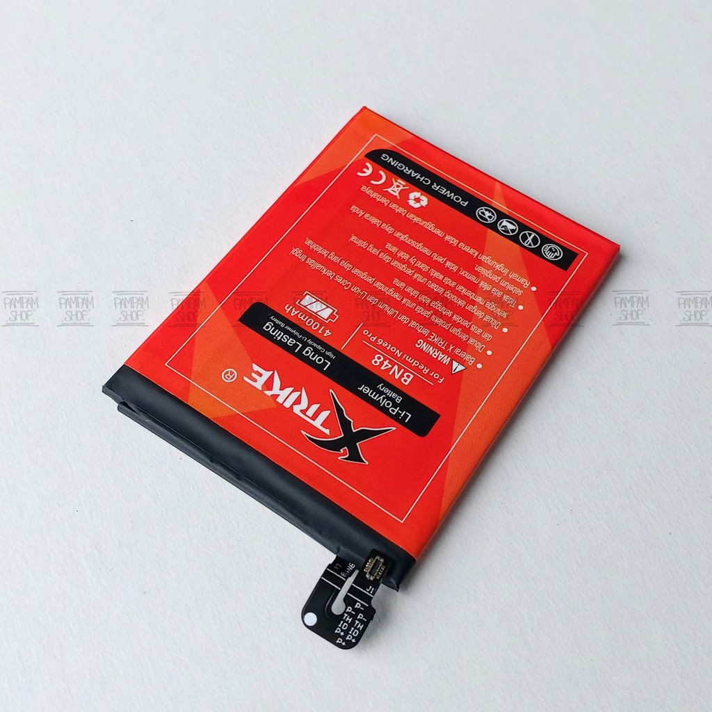 Baterai XTRIKE Double Power Original XiaoMi BN48 Redmi Note 6 Pro Batre Batrai BN 48 Ori