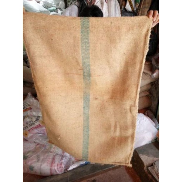 Karung Goni JUMBO 100kg 50kg 25kg | Kantong Burlap Bekas Second Preloved | Wadah Serabut Besar Serbaguna Barang Berat