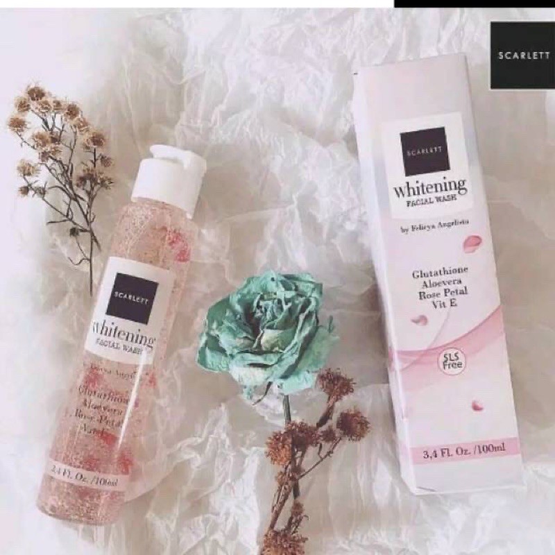 ✿ELYSABETHME✿ ░s░c░a░r░l░e░t░t░ Scarlett facial wash sabun cuci muka mencerahkan memutihkan wajah