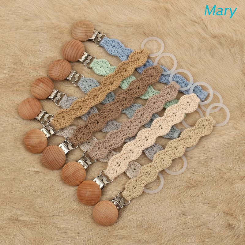 Mary 10pcs / Set Klip Tali Empeng / Dot / Teether Bayi Flexible Untuk Hadiah Baby Shower