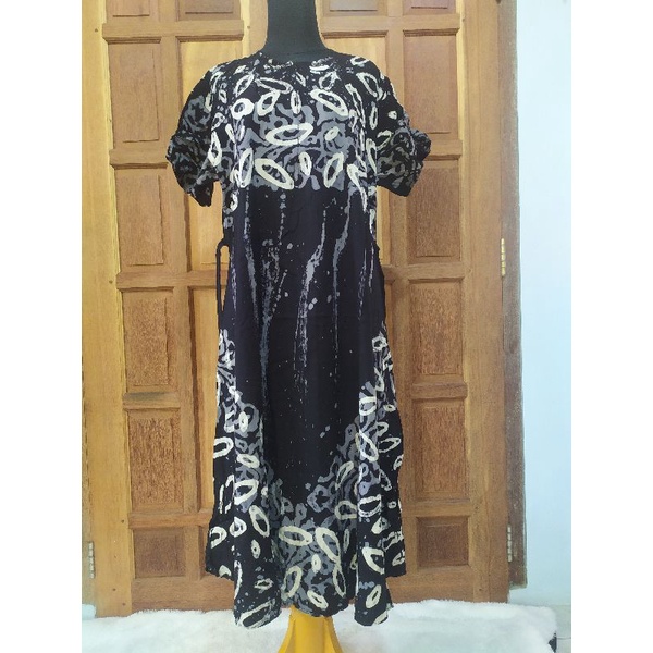 Daster payung jumbo twill dress batik pekalongan model terbaru bahan tebal nyaman dipakai