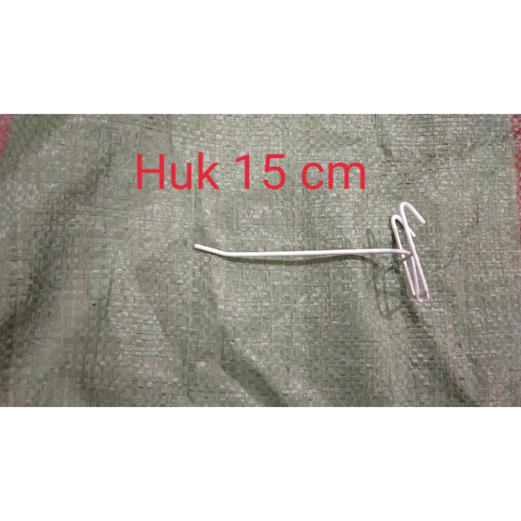 Cantolan Ram Kawat Putih 15cm/12pc - Gantungan Aksesoris Hook Ram