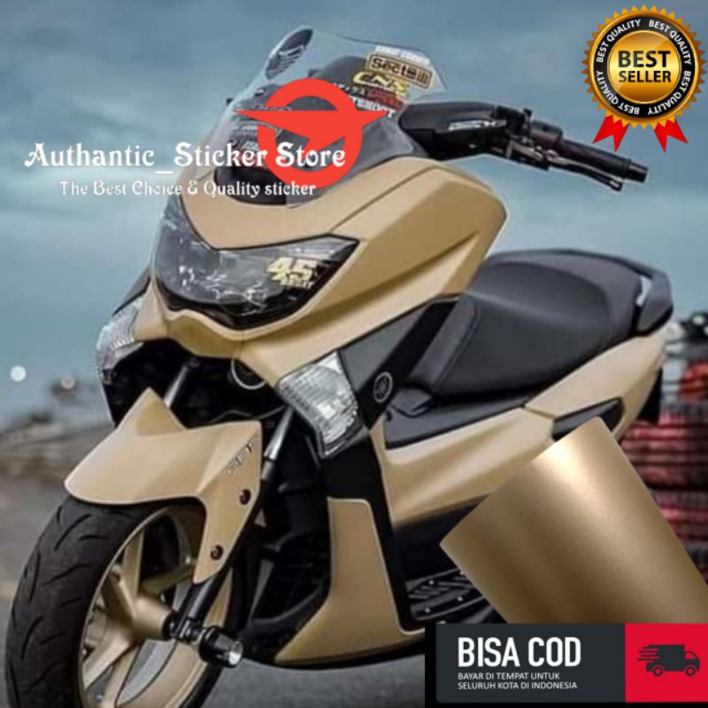 Stiker skotlet metalik krom doff rose gold sticker scotlite mettalic chrom doff merk maxdecal