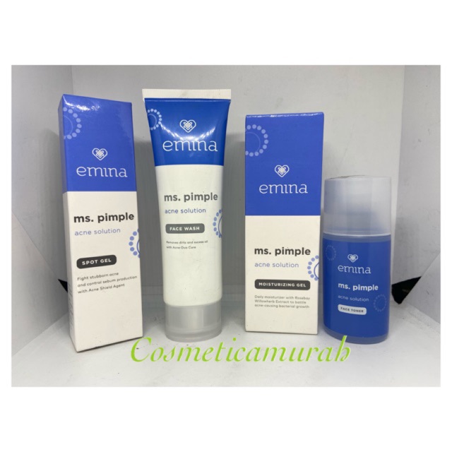 Paket cantik complete emina ms pimple acne solution