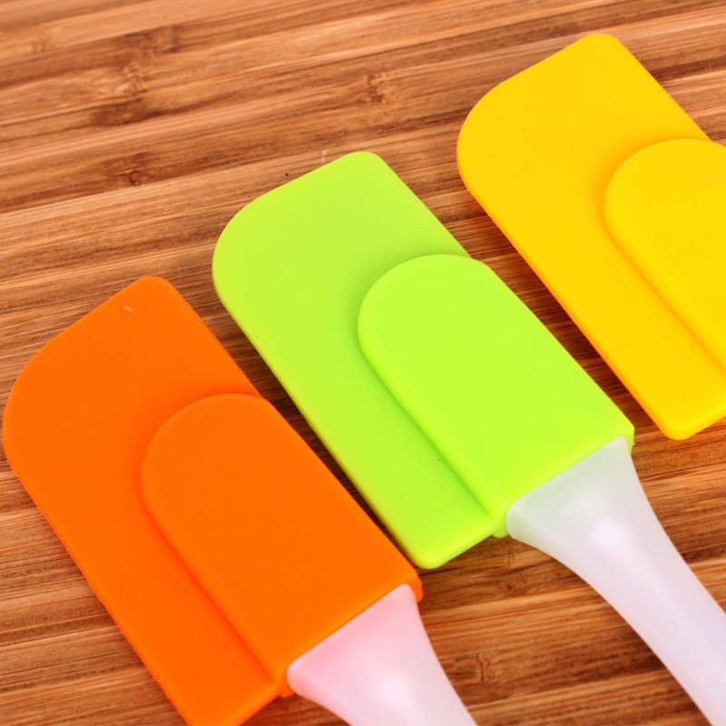 Spatula Kue Spatula Silikon Pengaduk Kue Adonan Anti Lengket