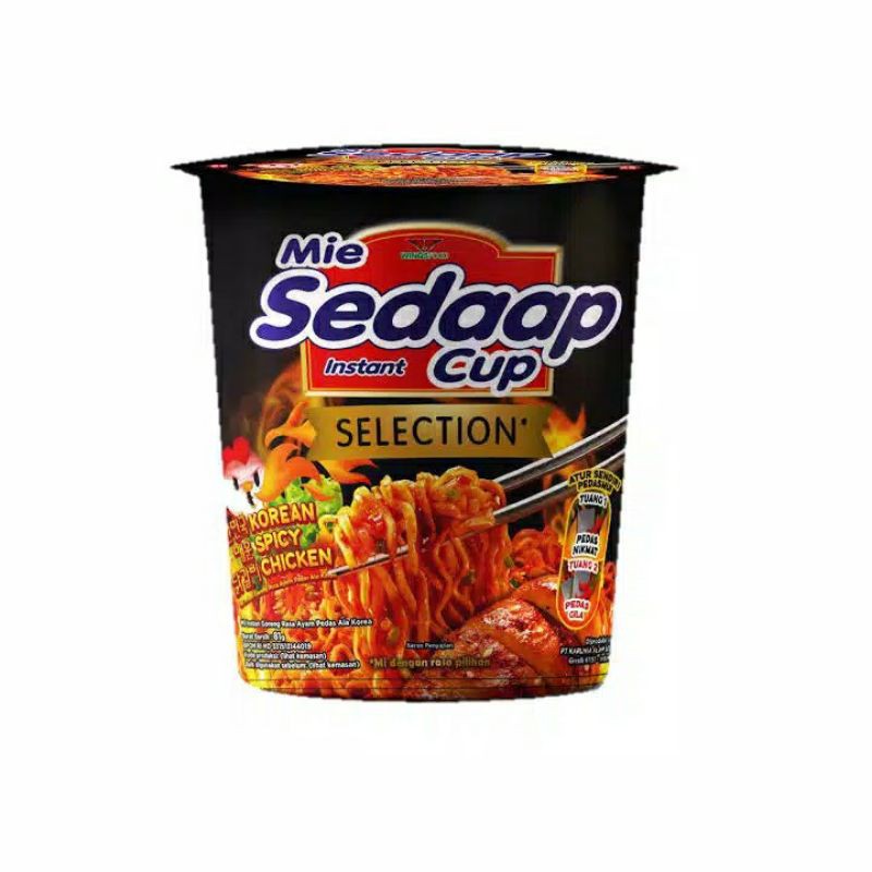 

Mie Sedaap Cup Korean Spicy Chicken