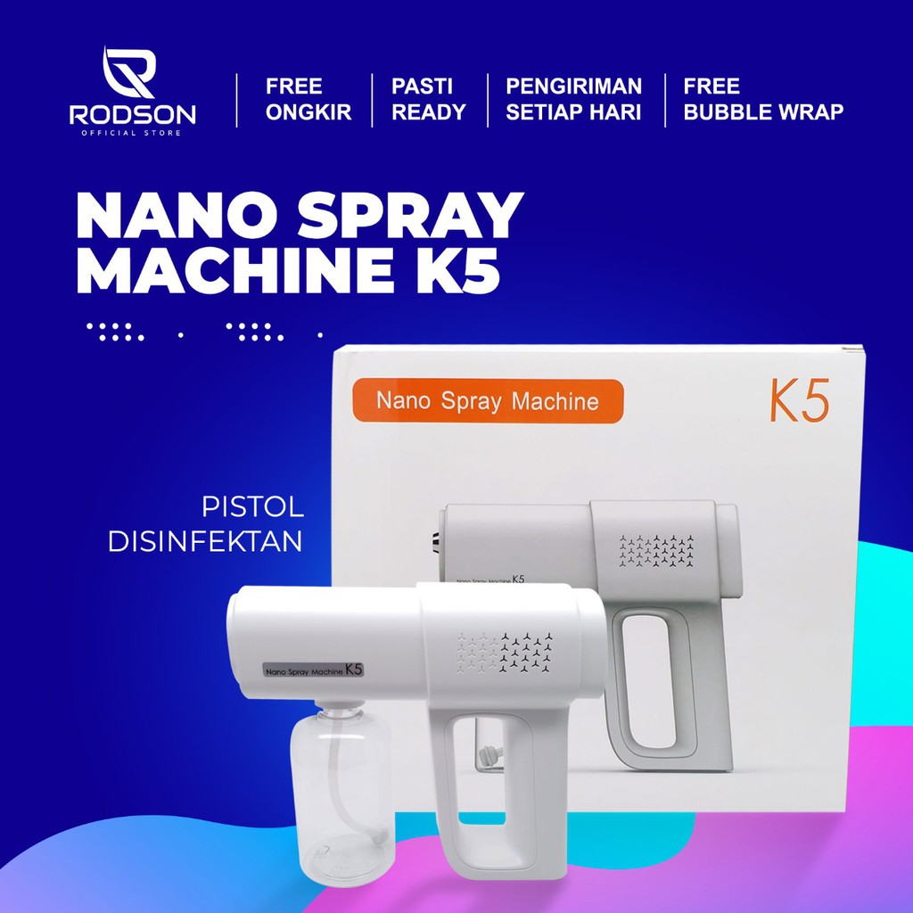 Jual Nano Spray Machine K5 Nano Spray Gun Disinfectant UV Light