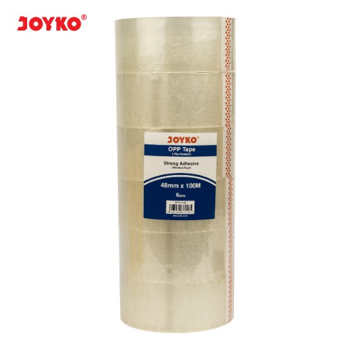 

LAKBAN MURAH - LAKBAN BENING JOYKO - BENING/COKLAT 48 x 100 M - 6 ROLL