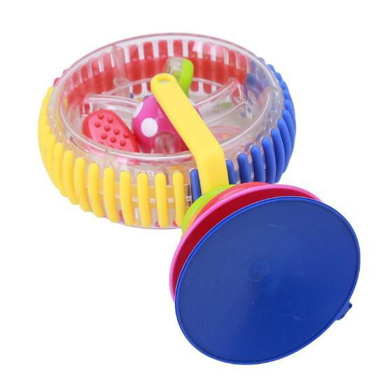 2023mainan Anak Bayi Ferris Wheel Rattle Clanking Suction High Chair Toy