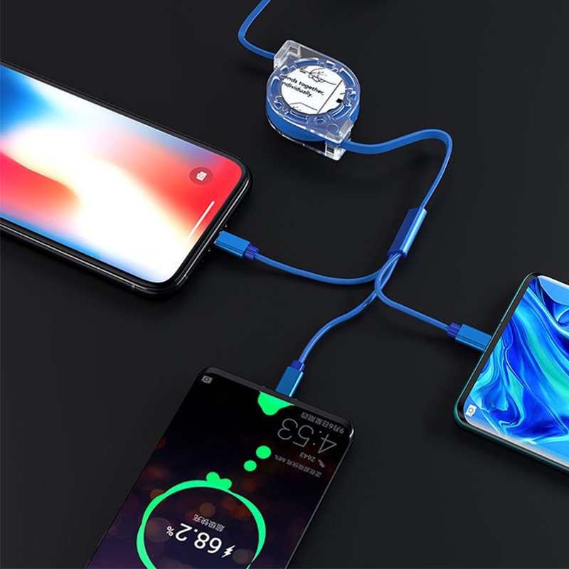 3 in 1 Charging Cable Data Cable 35w Car Charging Cable Fast Charge