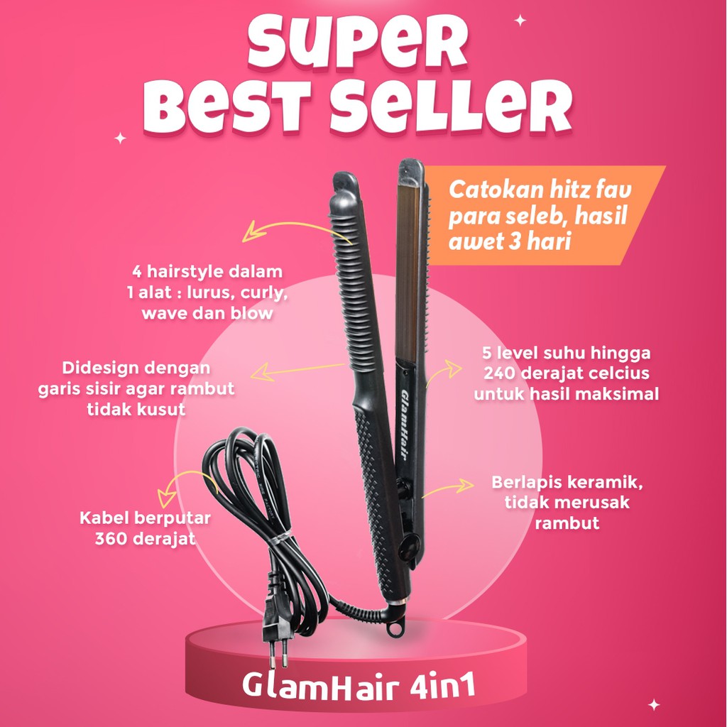 GlamHair 4in1