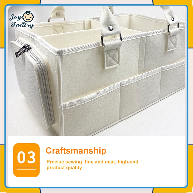 Caddy Bag Baby Diaper Organizer Tas Popok Peralatan Bayi Tas Penyimpanan Bayi Ruang besar, ringan dan bernapas