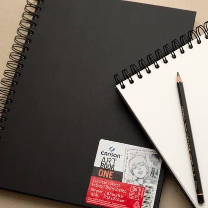 

Kiky Sketch Book - Papan Tulis Gambar - Lyra Sketch Book Canson One Art Book 140X216 Mm Produk