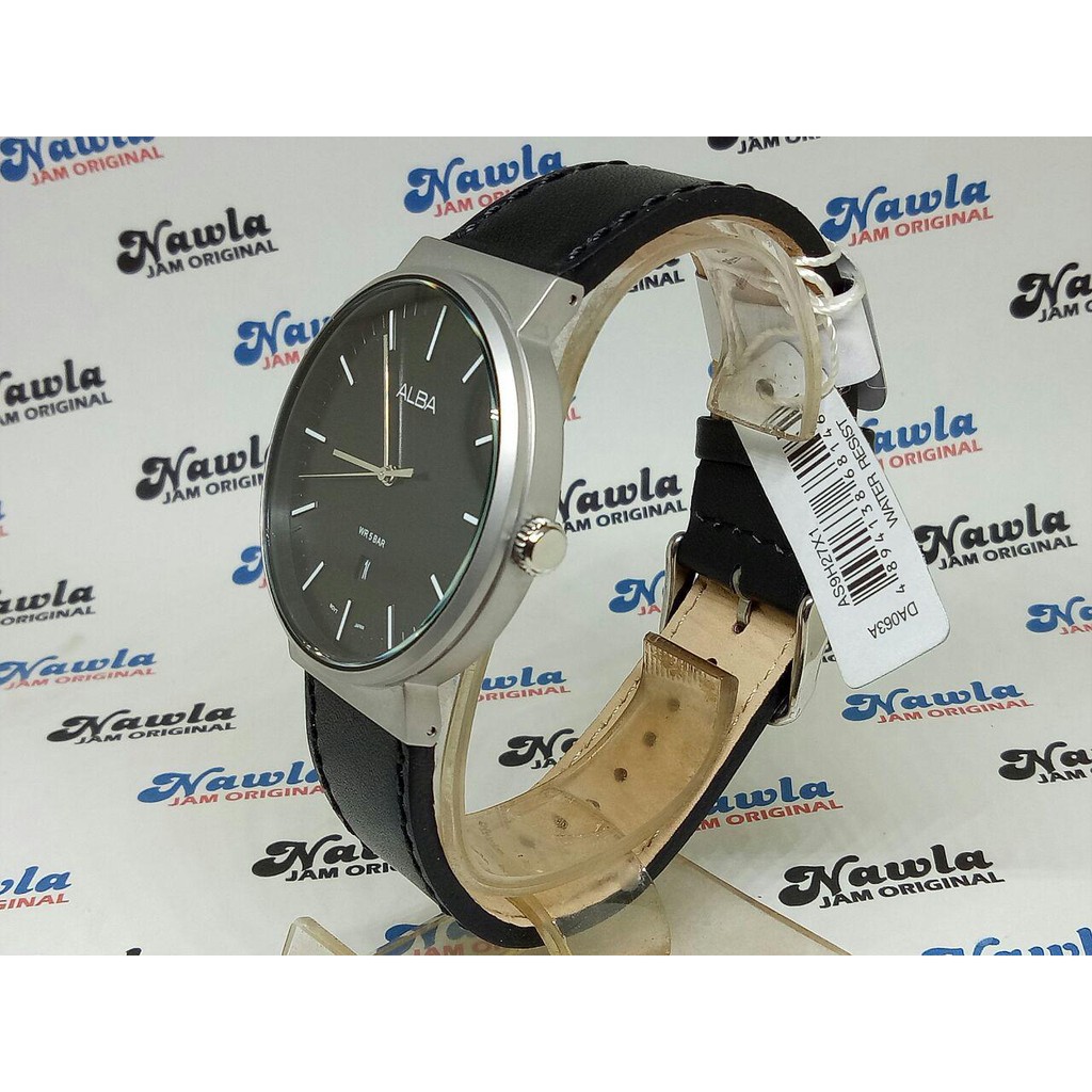 Alba Quartz AS9H27X1 Analog Black Dial - Jam Tangan Pria AS9H27