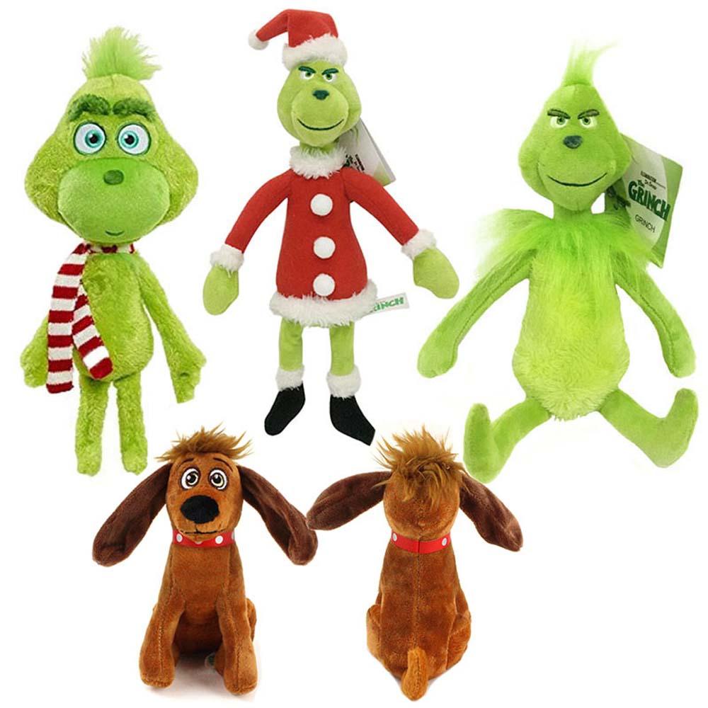 Lanfy Boneka Kartun Anime How Grinch Stole Bahan Plush Untuk Hadiah Natal Anak