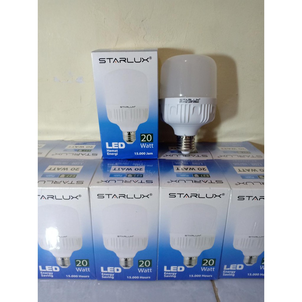 Jual Bohlam Lampu Led Watt Starlux Cahaya Putih Shopee Indonesia