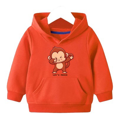 Hoodie Anak Ape Dancing Anak Fleece