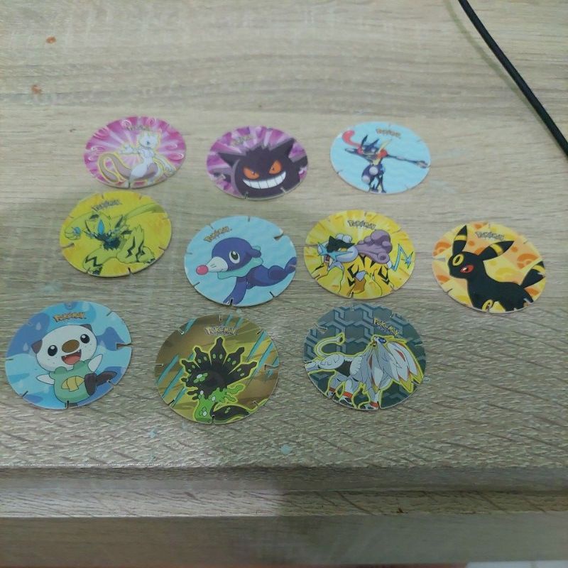 tazos chiki balls solgaleo mewtwo greninja