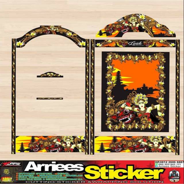 Sticker kandang Ebod full atau sticker decal sangkar Sticker kandang Ebod full atau sticker decal sangkar