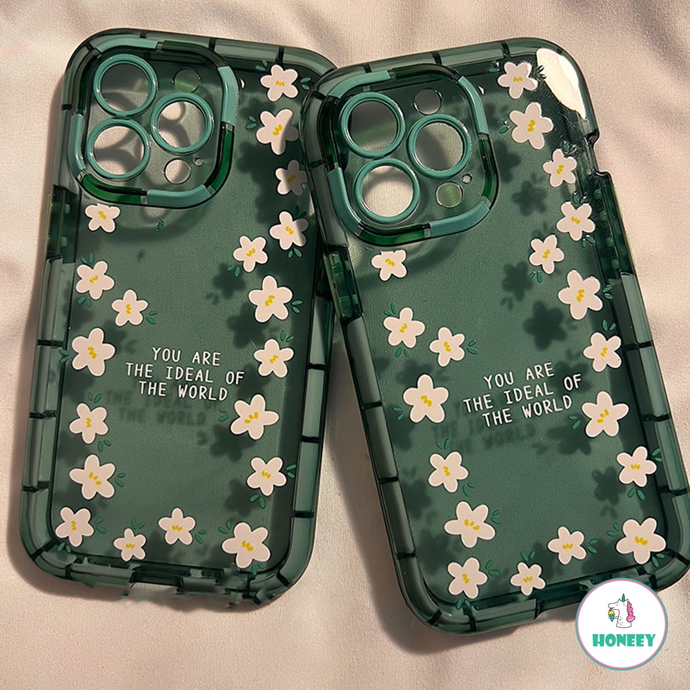 Casing Soft Case TPU Motif Bunga Daisy Vintage Untuk IPhone 13 12 11 Pro Max