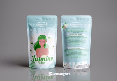 Desain Kemasan Standing Pouch Packaging Makanan Profesional | Desain Kemasan Masker Murah