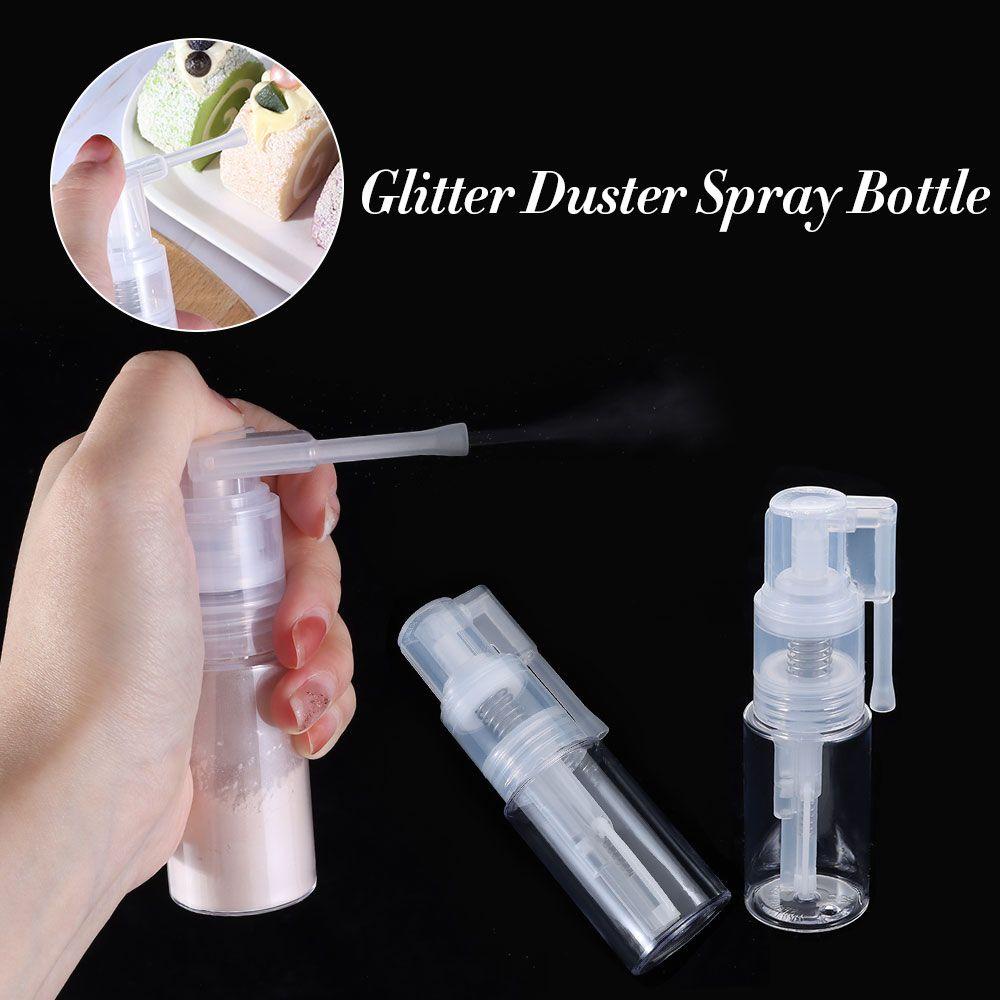 Solighter 35ML Glitter Duster Spray Bottle Portable Alat Dekorasi Kue Powder Bottle Wadah Bubuk Kue Mousse