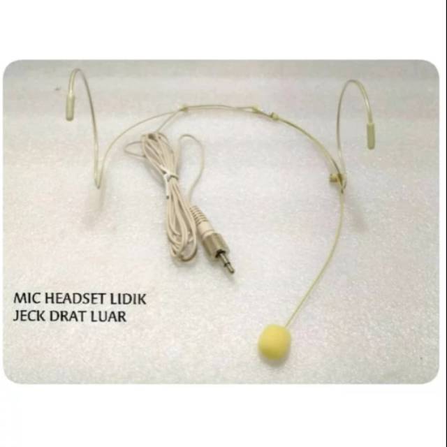 Mic Headset/Bando Lidi jack drat luar