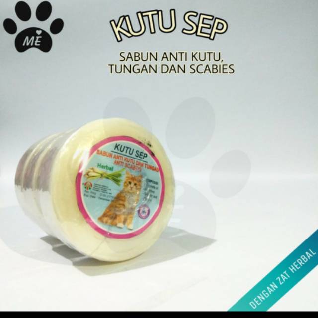 Sabun Anti Jamur Scabies &quot;KUTU / FUNGI SEP&quot; Untuk Kucing Anjing