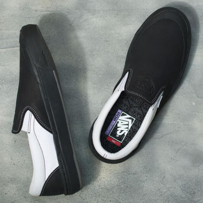 Vans Slip On Dak Bmx Black White Original Iramastore22