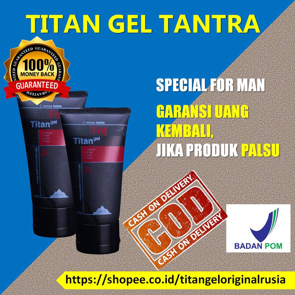 Titan Gel obat kuat sex pria obat kuat pria Titan Gel Original Pembesar Penis Pria Permanen