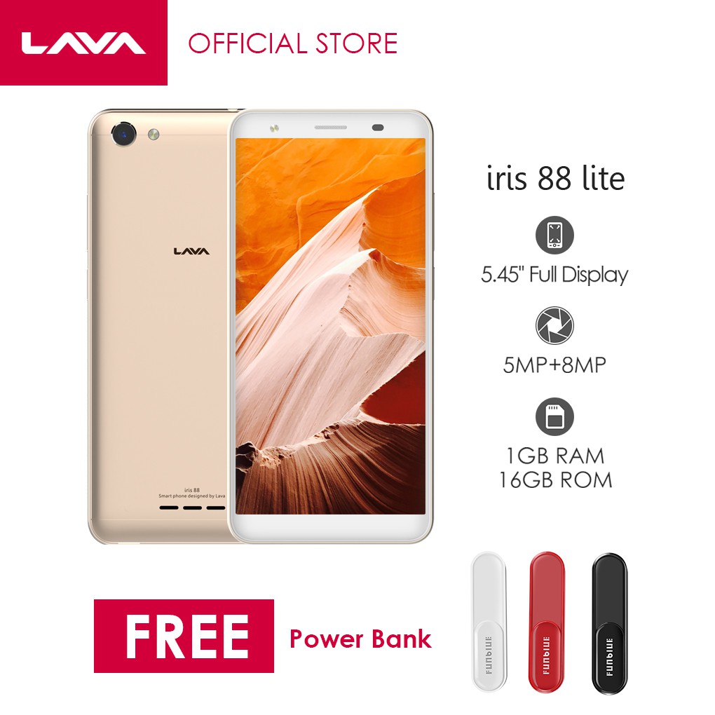 Lava Iris 88 Lite 4g Smartphone 5 45 Inci 1gb 16gb 8mp Camera 3000mah Baterai Telepon Ponsel Phone Shopee Indonesia